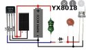 Układ scalak Yx8018 do lampka solarna słoneczna