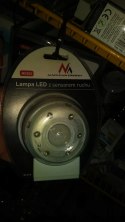 Lampka Led latarka nocna czujnik ruchu bateryjna
