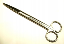 Nożyczki chirurgiczne długie proste T-O z WOJSKA