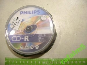 Płyta Philips CD-R x52 700MB80min 10PACK CAKE