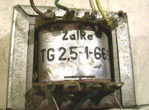 Transformator głośnikowy ZATRA Unitra TG2,5 -1-666