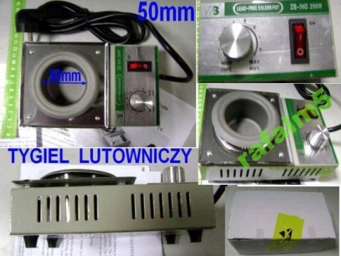 TYGIEL lutowniczy do lutowania 200W 50mm 450'C